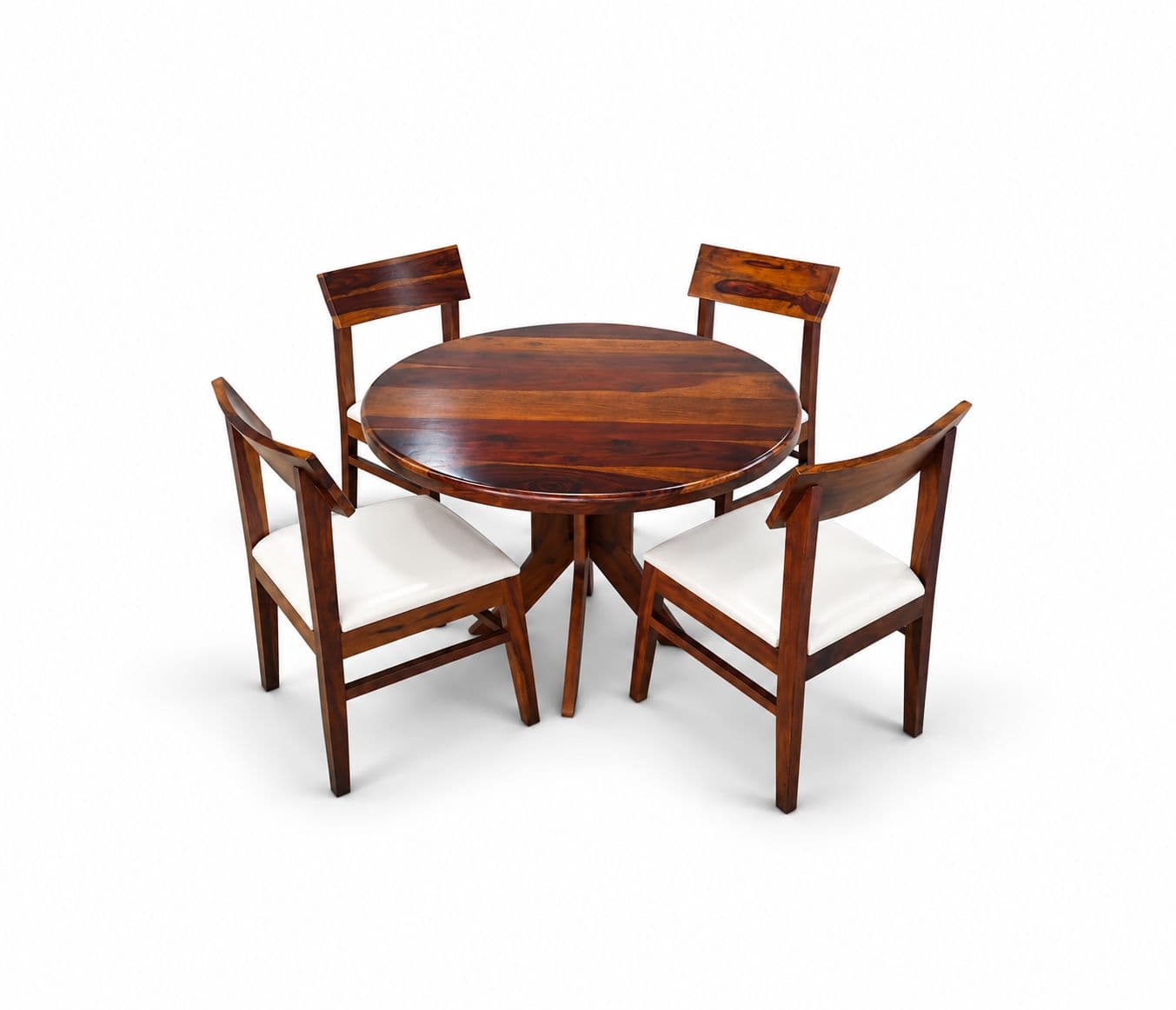 Image 2 for Drew Dining Set 1+4 Seater (WH)