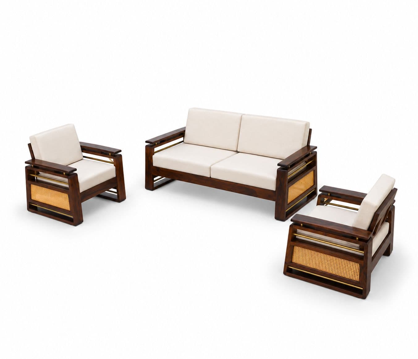Image 4 for Vrinda Sofa Set 3+1+1 Seater (WH)