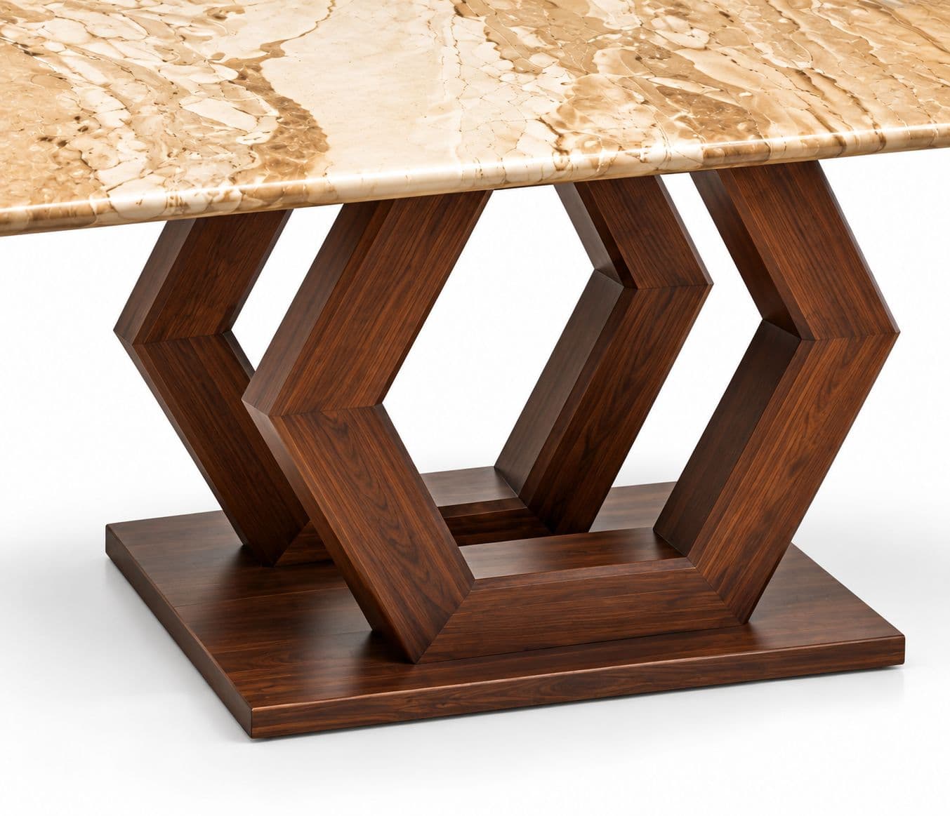 Image 12 for DC364/Dining Set 1+6 Seater DT Axon Dyna Marble Top Base And Chair Solid Ash Wood Leatherette (KORA OTD)