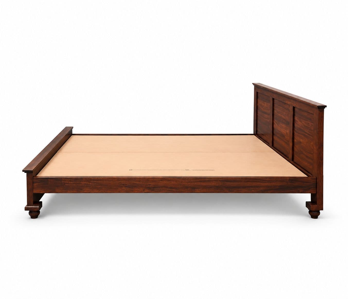 Image 8 for Ramya Cot Queen Size Solid Sheesham Wood Without Storage (EC OTD)