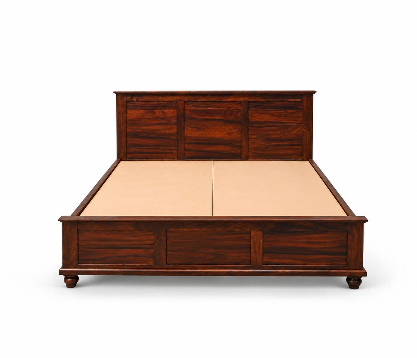 Image 5 for Ramya Cot Queen Size Solid Sheesham Wood Without Storage (EC OTD)