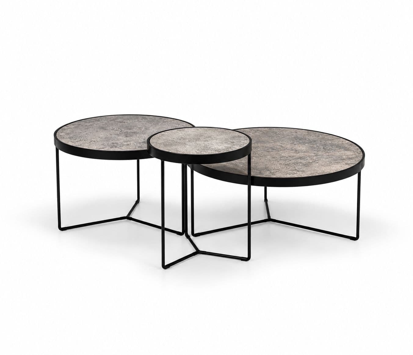 Image 5 for CT 83 Center Table 3 Sets With Metal Base (BTM OTD)