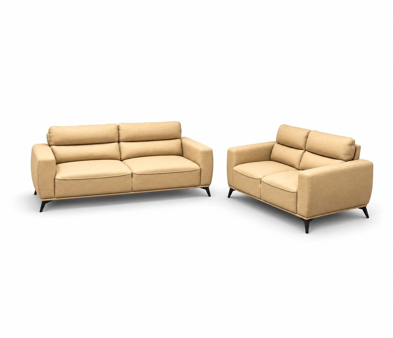 Image 4 for Hanoi Sofa Set 3+2 Seater With Micro Suede Fabric With Metal Legs (HYD)