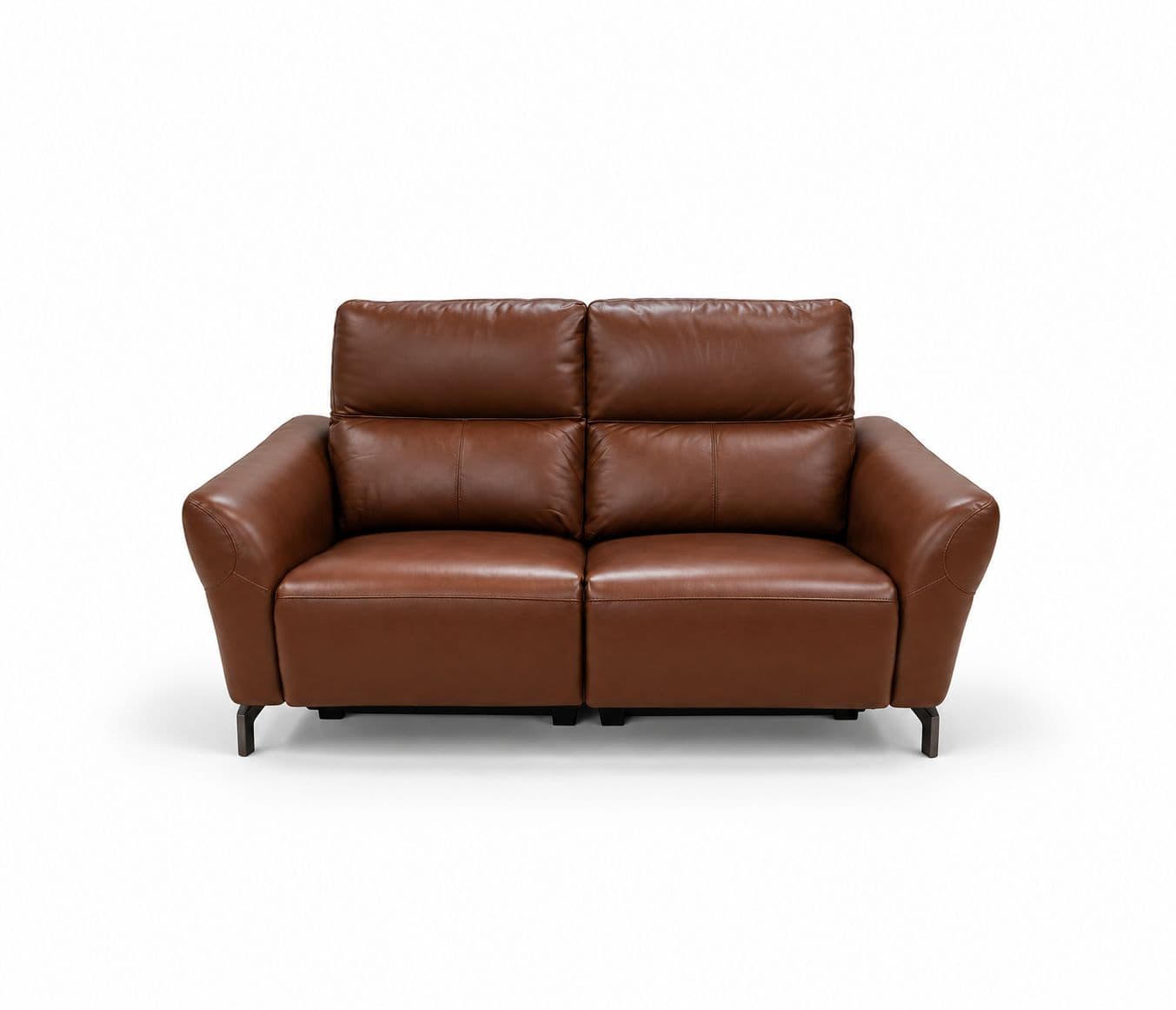 Image 3 for 3935- 3+2 Imported Sofa Set Electrical Recliner Seater -E-B1125-65 Brown Half Leather (WH)(HYD)