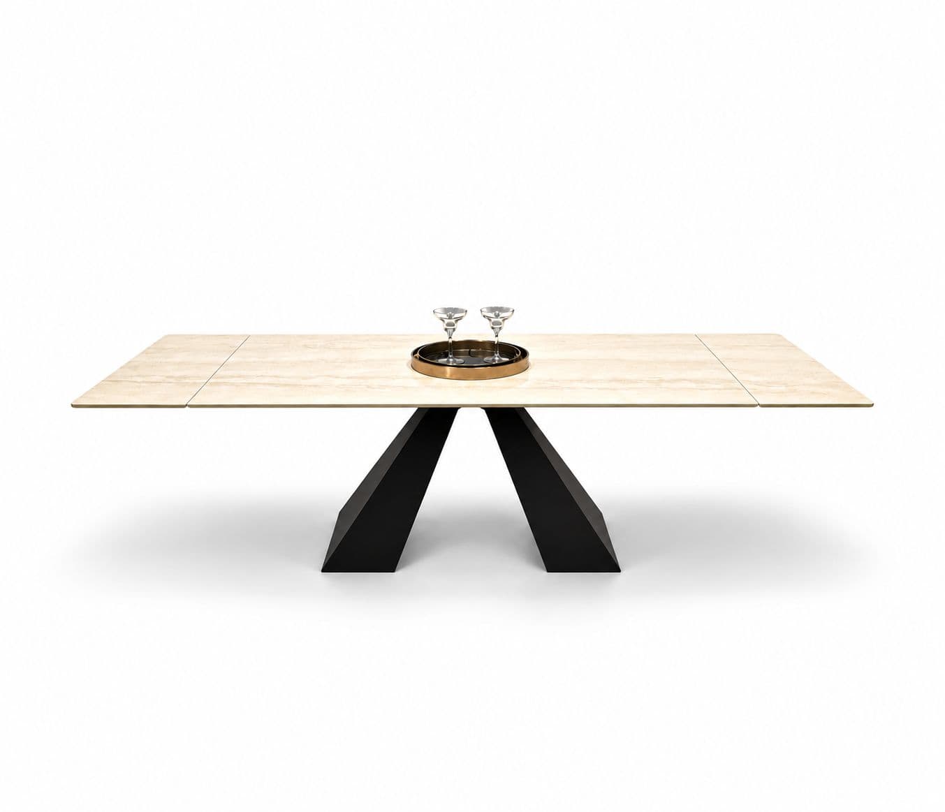 Image 2 for 1901 Dining Table Marble Top (WH)