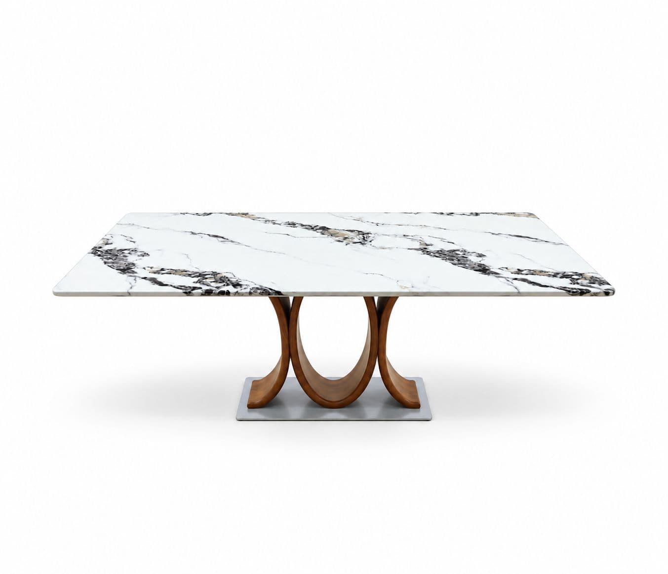 Image 4 for 2482 Dining Table Marble Top (WH)