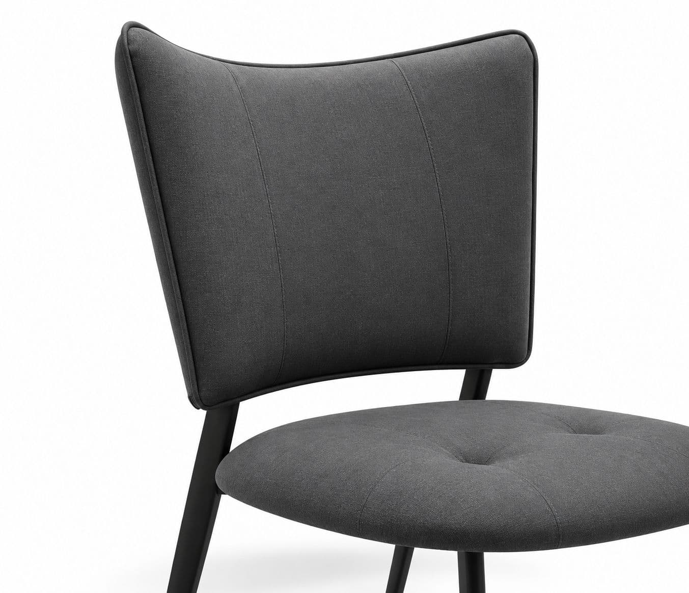 Image 3 for 1901/0028 Single Seater Dining Chair (WH)