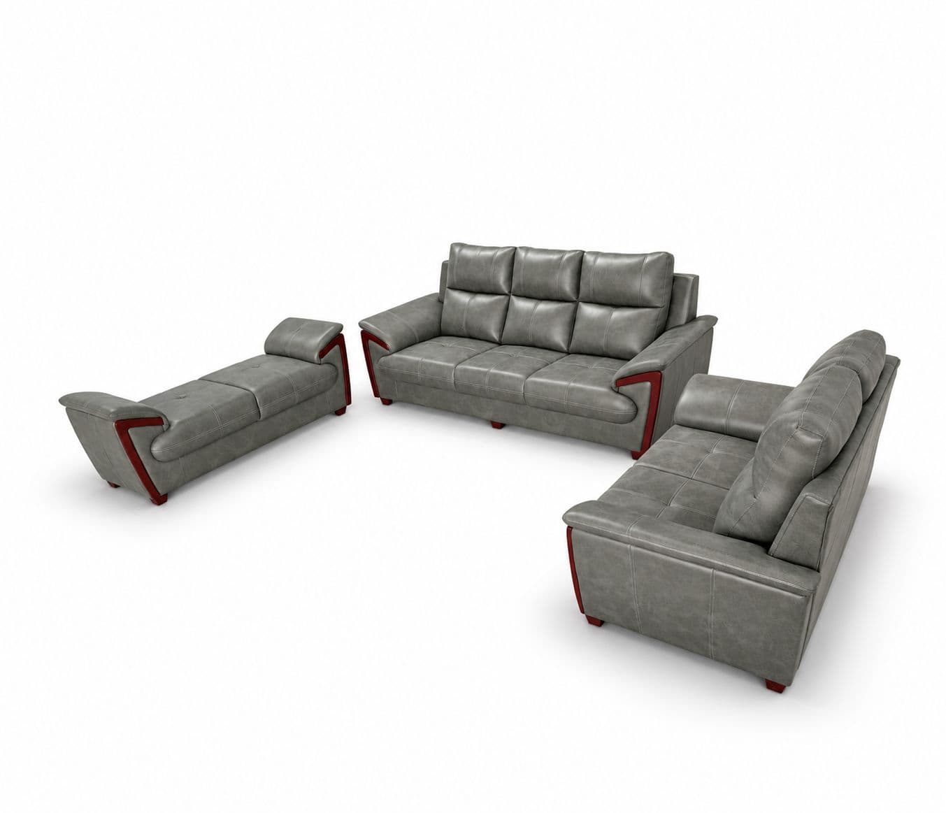Image 5 for Oslo Design Sofa 3+2+D Seater With Micro Suede Fabric (BTM)