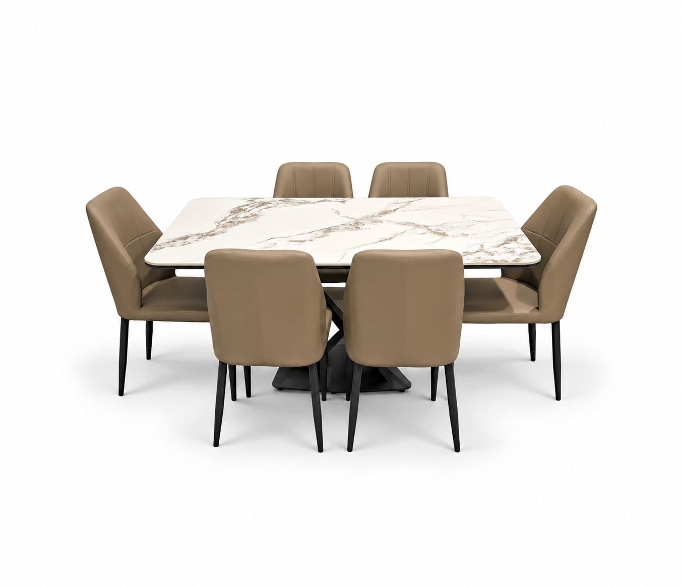 Image 3 for Imported Dining Set-C21-Cold Emerald Table/63 Chair (EC OTD)