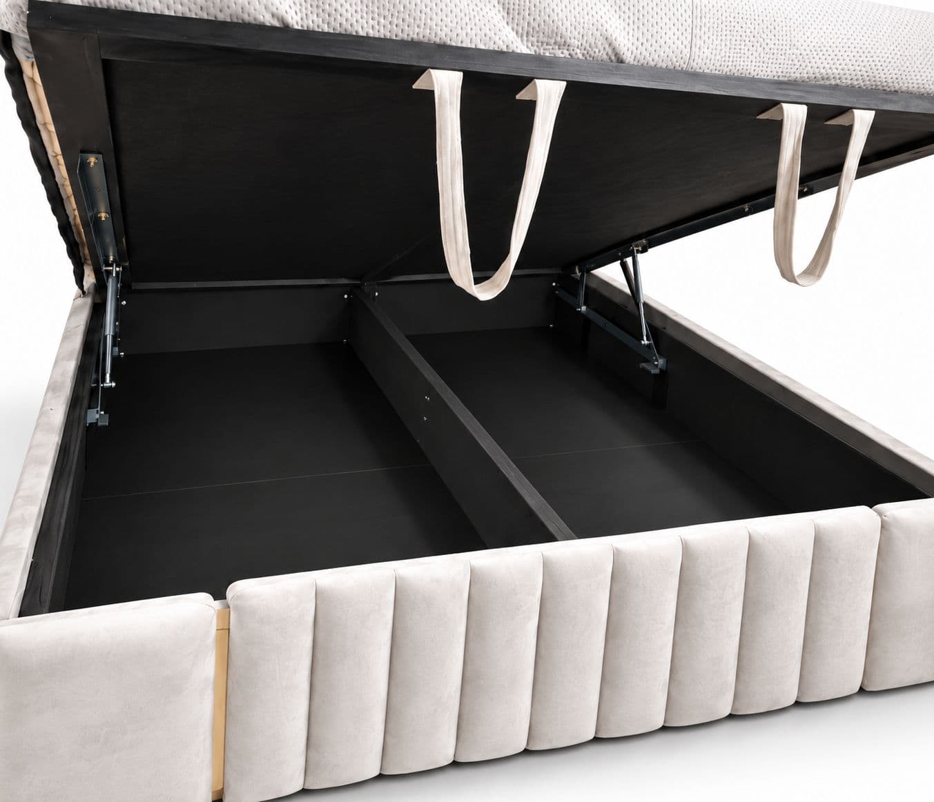 Image 9 for Exter King Size Hydraulic Bed With Suede Velvet
