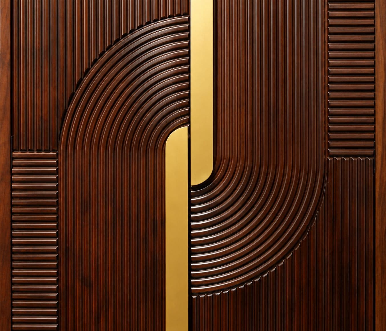 Image 3 for Fluted Wardrobe 2 Door Size W35"XD20X72"H (BSK OTD)