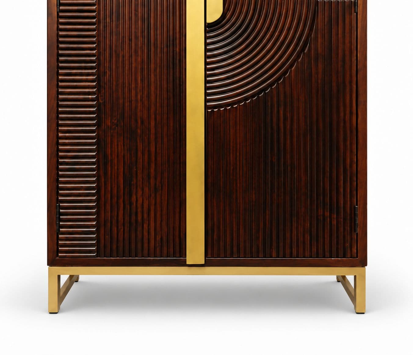 Image 7 for Fluted Wardrobe 2 Door Size W35"XD20X72"H (BSK OTD)