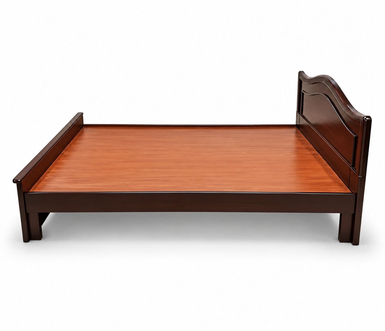 Image 7 for Mala Cot Queen Size 78"x 60" Without Storage Assam Teak Wood With Black Board (BSK)