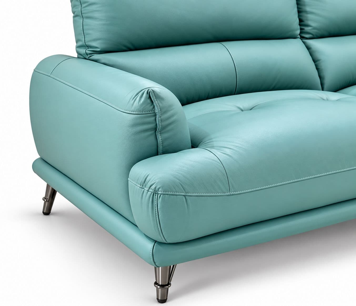Image 3 for ZM977-Sofa 2 Seater Static -ZY-01 Green Half Leather (WH)