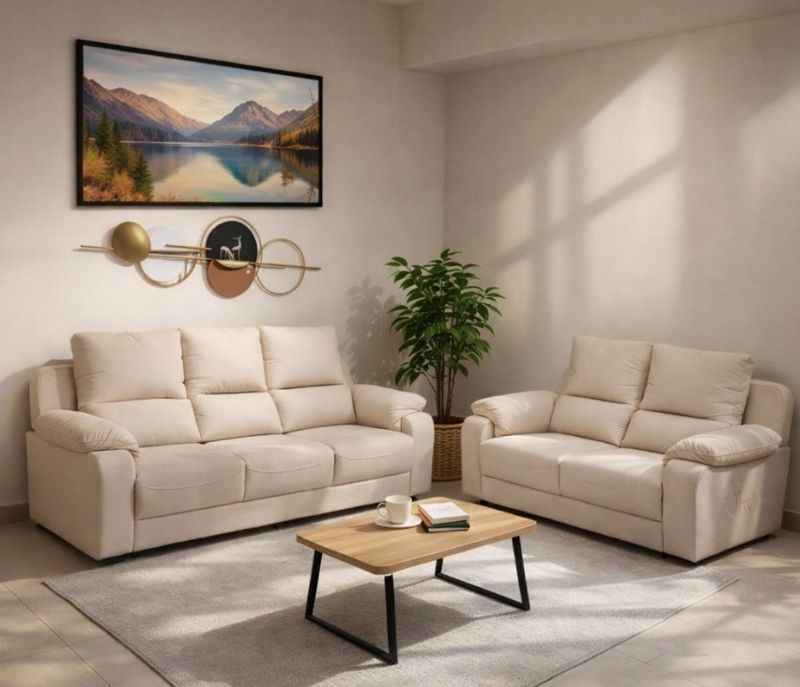 Image 3 for Old BMW Sofa 3+2 Seater Micro Suede Fabric (BS - BSK)(BS-WF)(BS-BWD)
