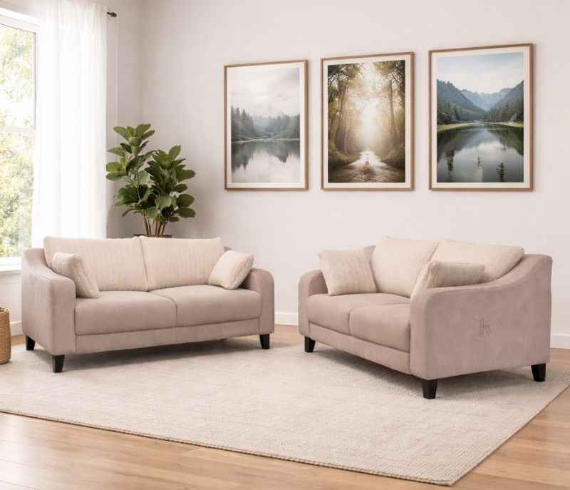Image 4 for Teddy Sofa 3+2 Sofa Velvet Suede Fabric (KORA)(BWD)(WF)(BS-EC)
