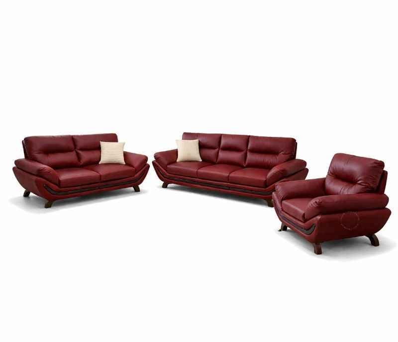 Image 2 for Florida 3+2+1 Seater Sofa Leather (Marron) (LGB)(BS-EC)