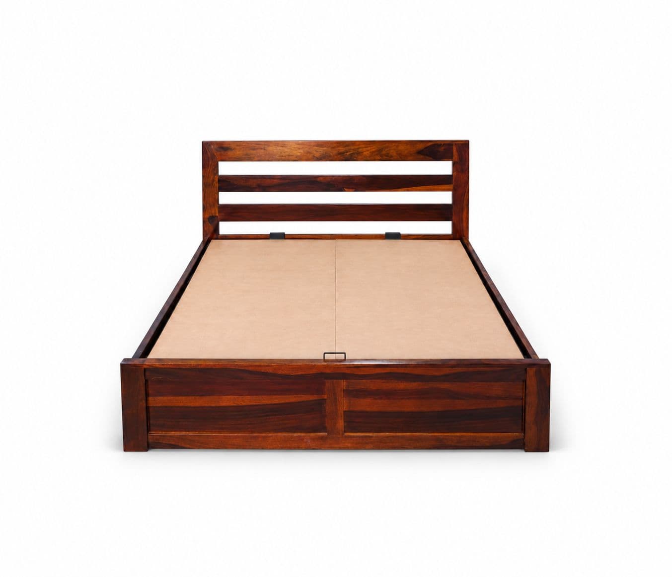 Image 5 for Horizontal Bed King Size Hydraulic Storage Cot Sheesham Wood (RCH RF)(BTM)(EC)(KORA)