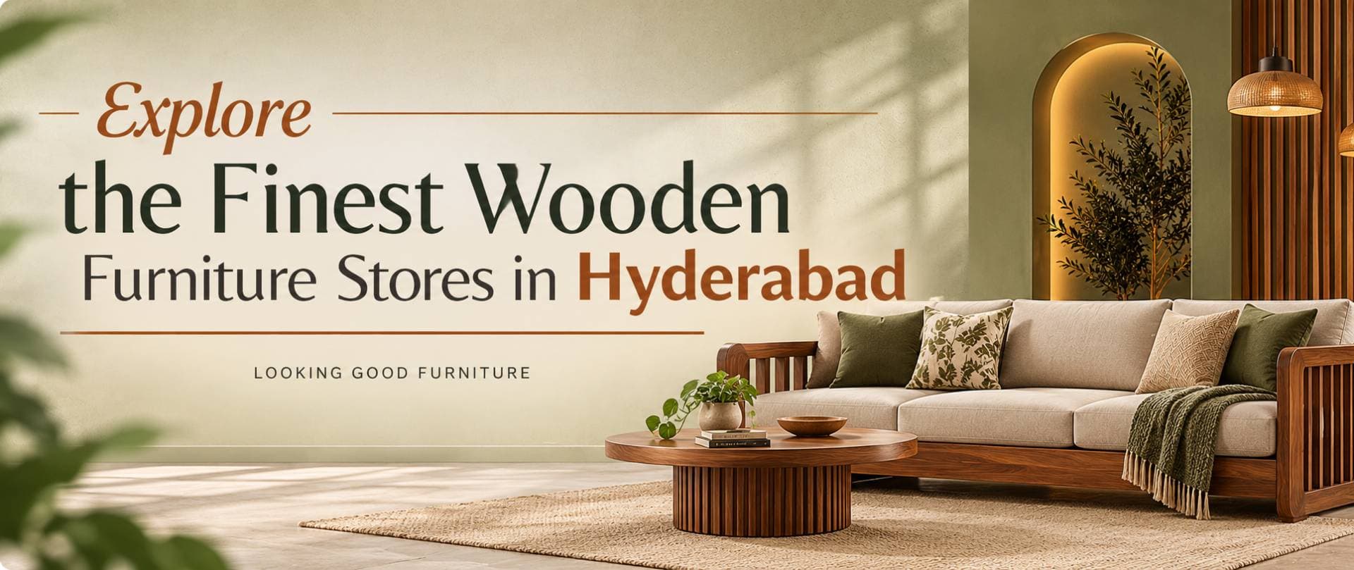 Finest Wooden Furniture Stores in Hyderabad | Looking Good Furniture