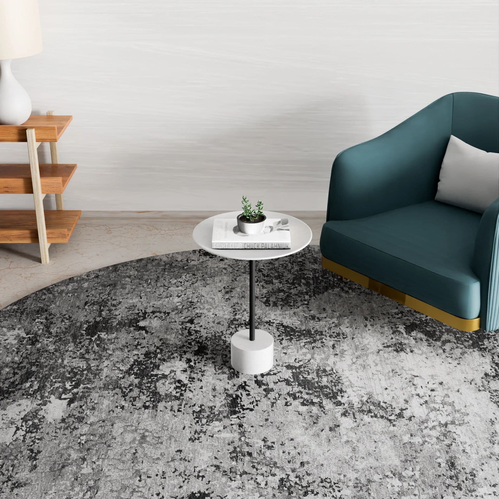 Image 3 for Avocado Gemstone Accent Table (ARC)
