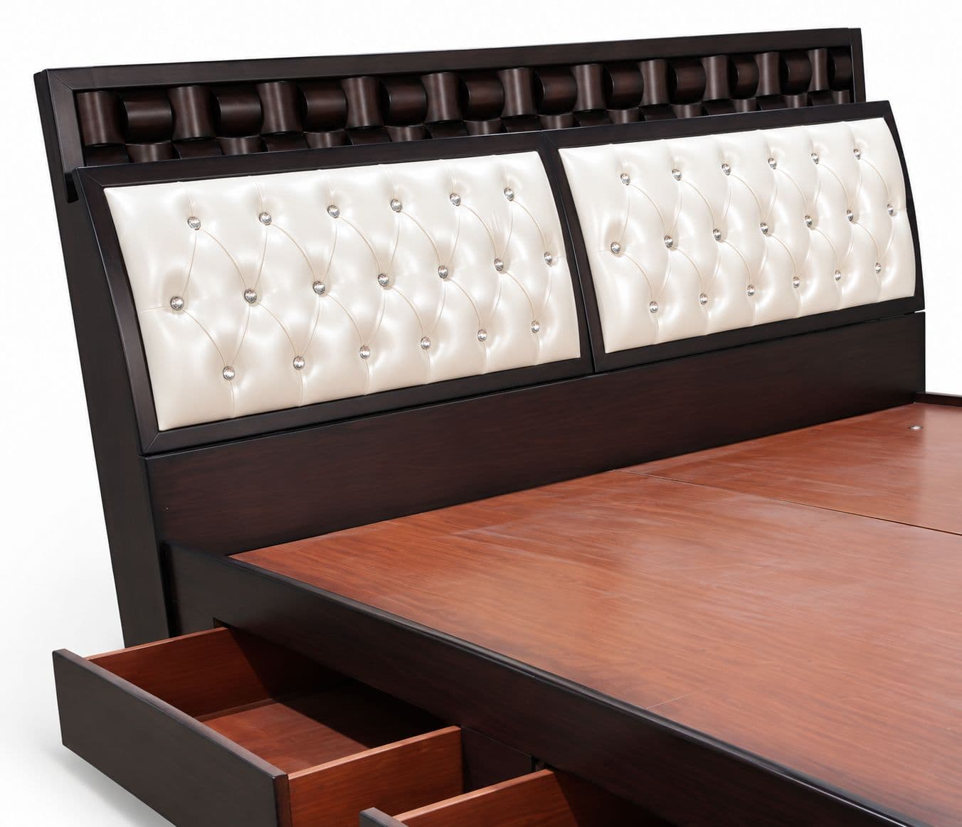 Image 2 for Boston Cot King Size With Regular Storage (WH)