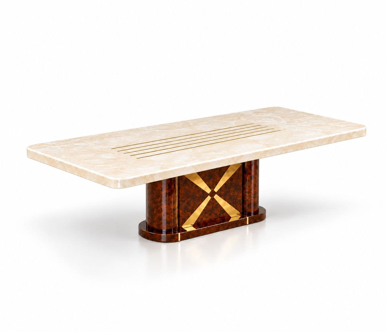 Image 20 for M13 Dining Full Set 1+6 Seater Marble Top With C02 Chairs And B11 Base (PKJ)