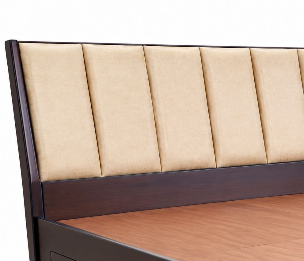 Image 8 for Cushion Patti Cot King Size With Regular Storage (WH)