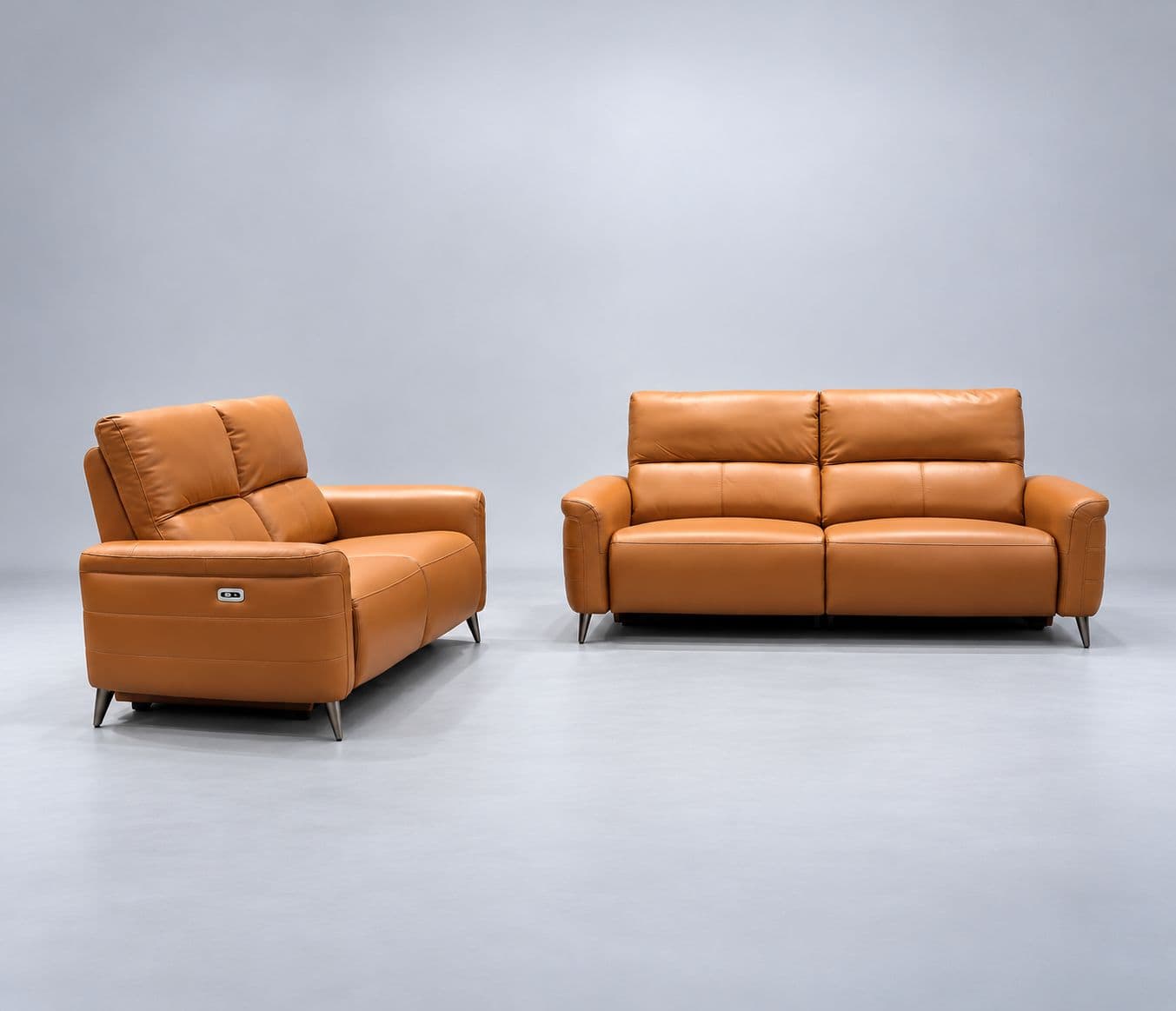 Image 4 for 3951 Sofa Set 3+2 Seater Electrical Recliner Body Touch Leather (CP)