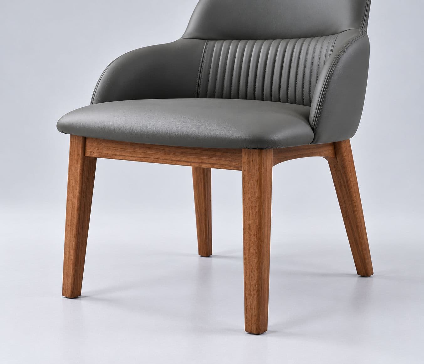 Image 8 for Dining Set 1+6 Seater 182-136 Chairs Leatherette With Rubber Wood Base Laminate With PVD (BWD)