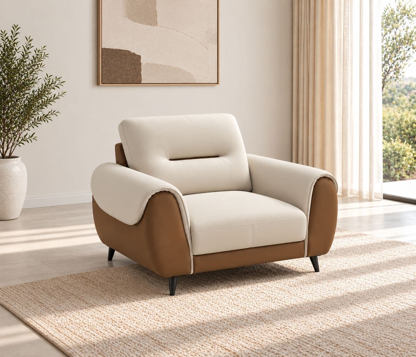 Image 1 for Alora Sofa Set 3+2 Seater With Fabric