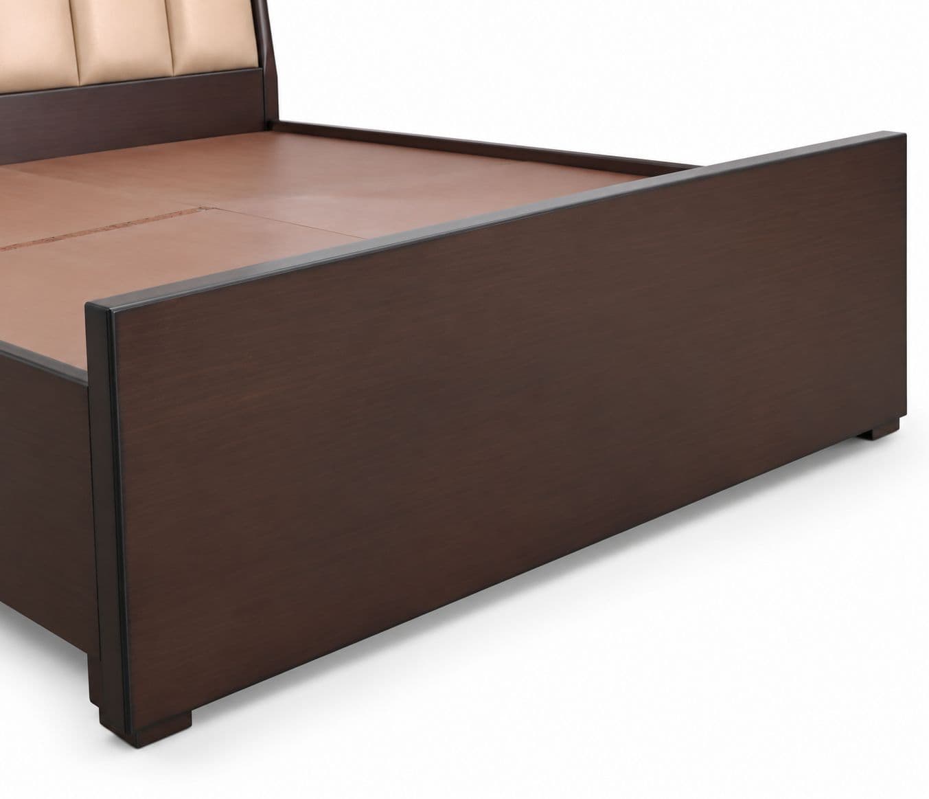 Image 6 for Cushion Patti Cot Queen Size With Regular Storage (WH)