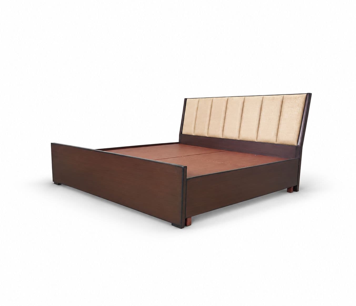 Image 9 for Cushion Patti Cot King Size With Regular Storage (WH)