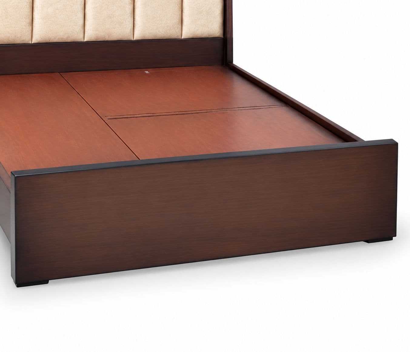Image 7 for Cushion Patti Cot King Size With Regular Storage (WH)