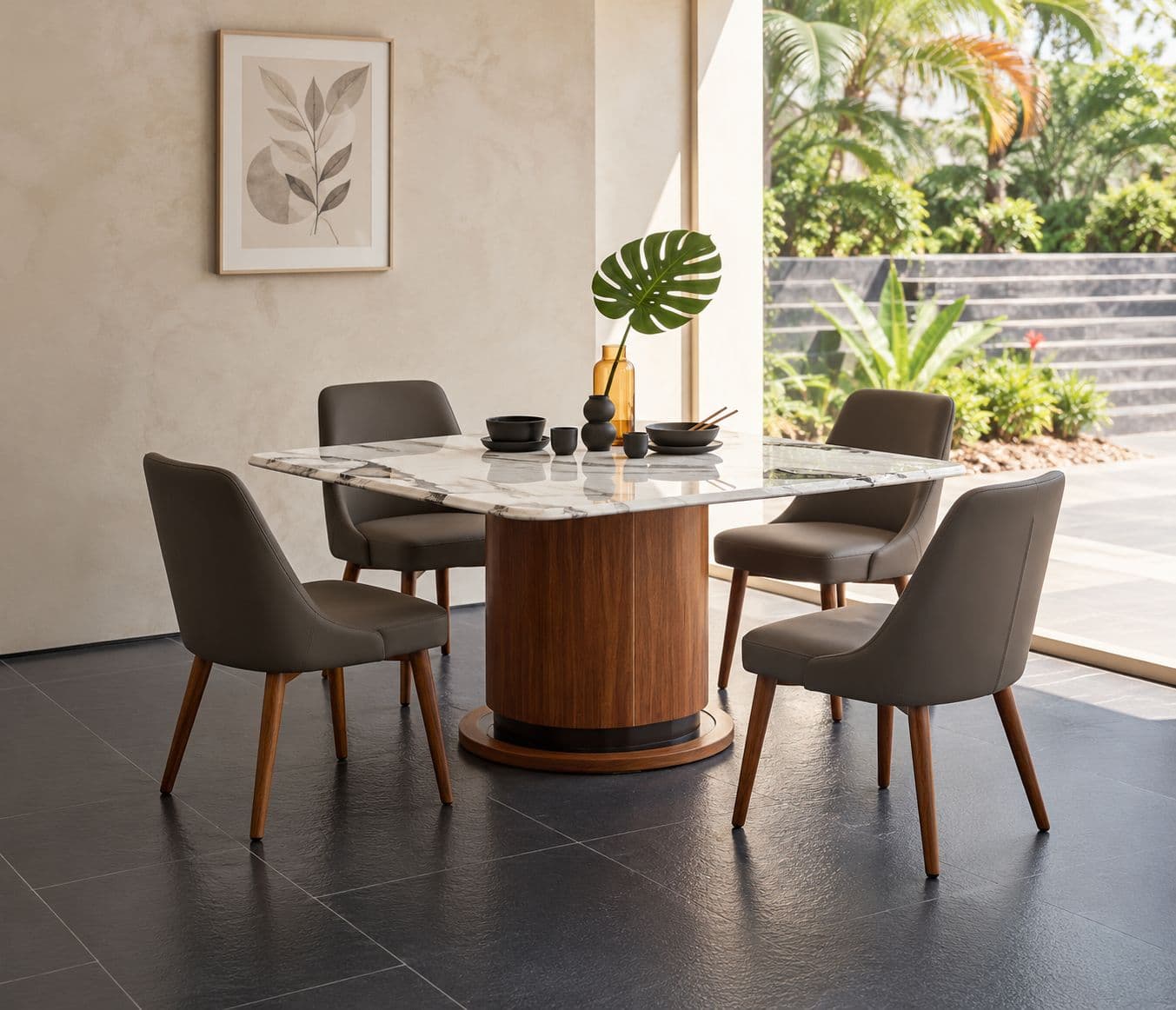 Imported 4 Seater Dining Set -M190053 Chair 936