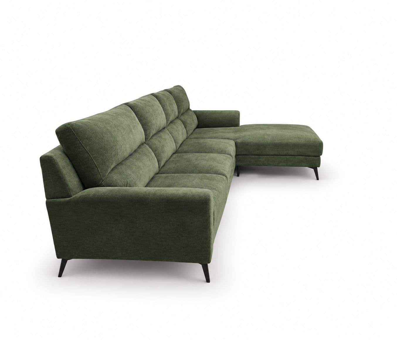 Image 10 for Verde 3+Lounger With Cotton linen Fabric (BTM OTD)