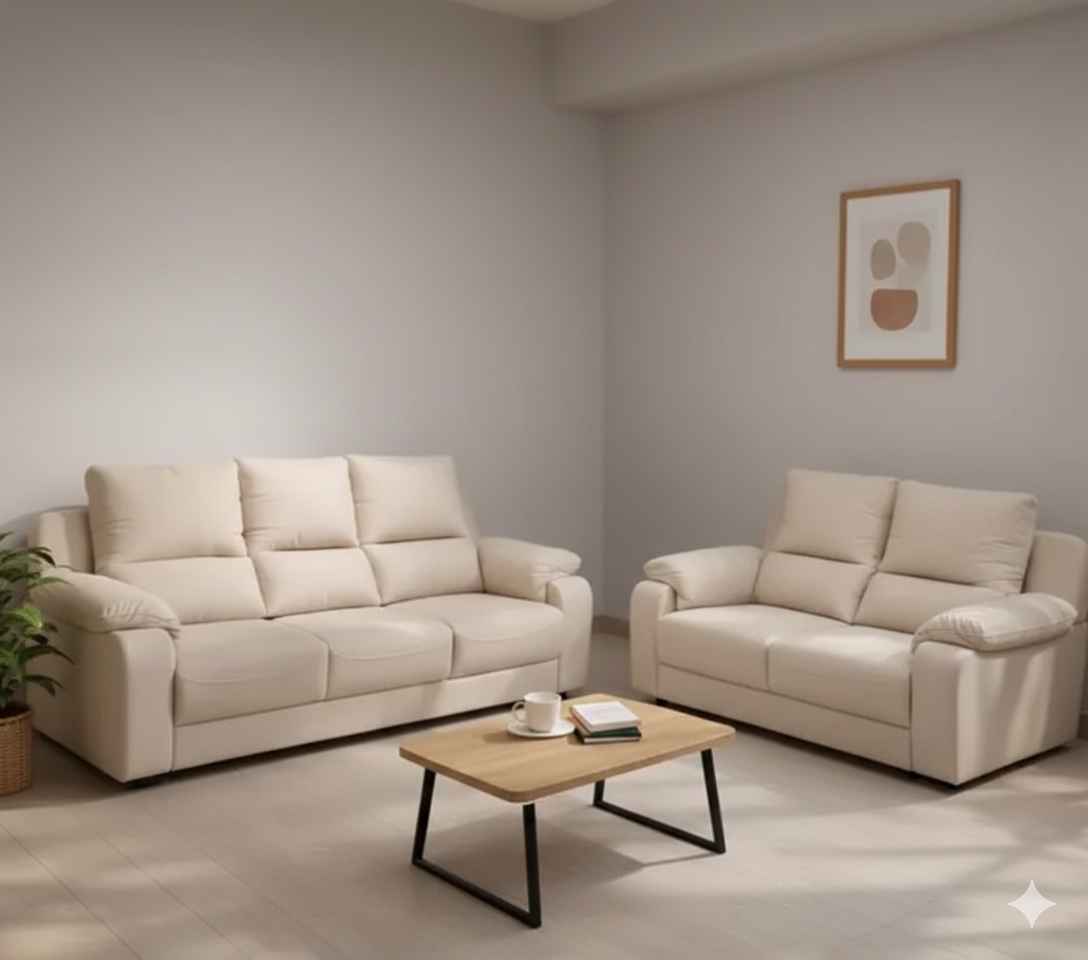 Image 1 for Old BMW Sofa 3+2 Seater Micro Suede Fabric (BS - BSK)(BS-WF)(BS-BWD)