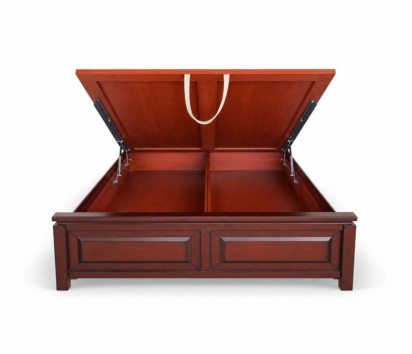Image 5 for Pilar Cot Queen Size With Hydraulic Storage (WH)