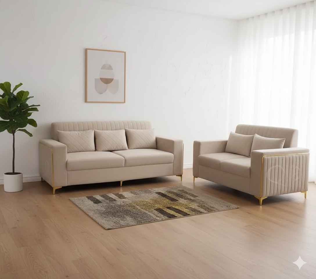 Image 1 for Oreo Sofa 3+2 Seater Velvet Fabric (EC)(KORA)