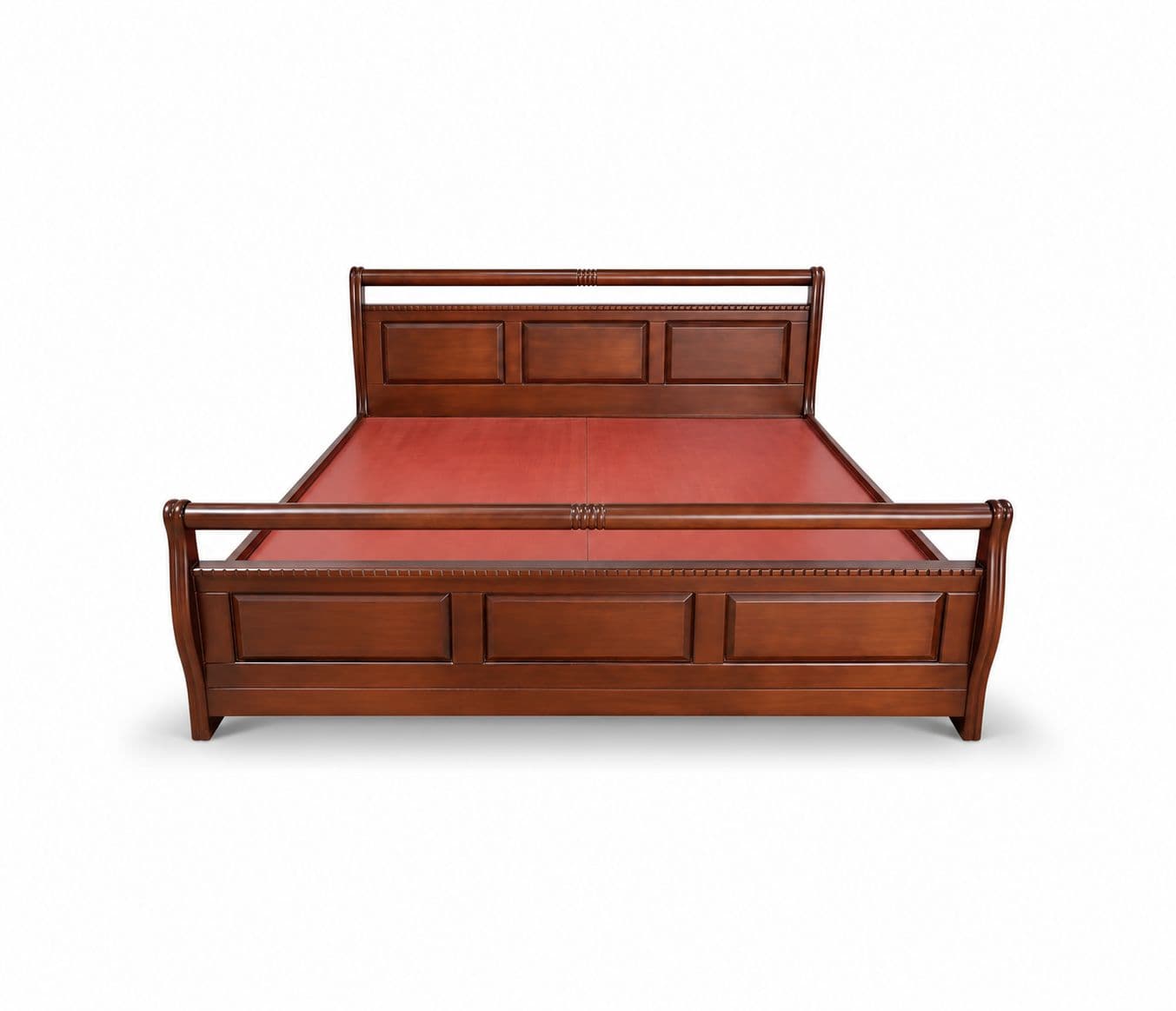 Image 3 for Almond Bed King Without Storage (WH)