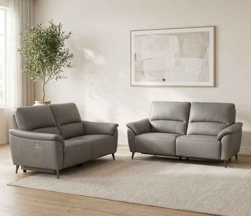 Image 3 for 6659 3+2 Seater Fixed Power Recliner with Body-Touch Leather (BTM)