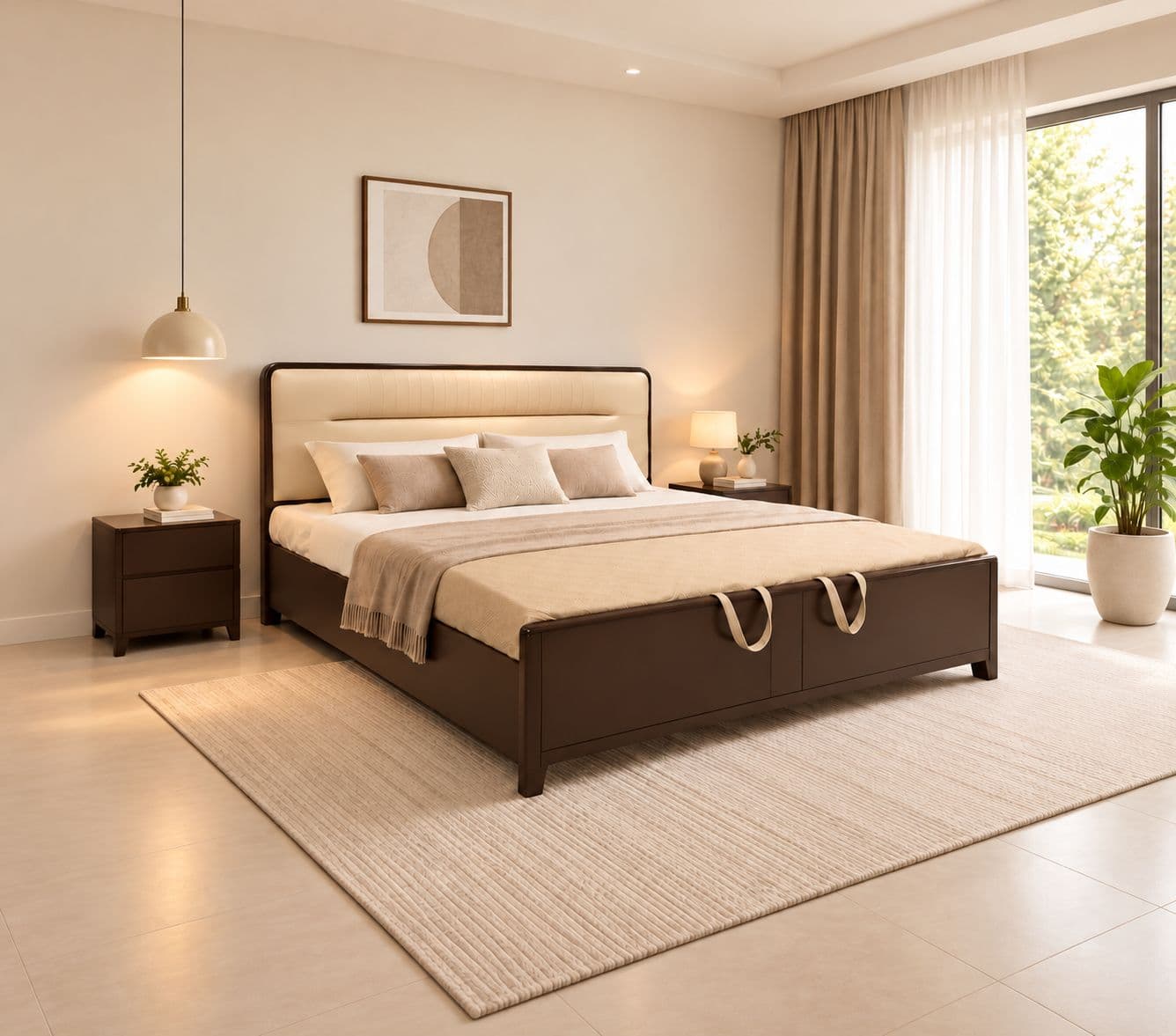 Chestnut King Hydraulic (Domestic) Acacia Wood (BS-WF)