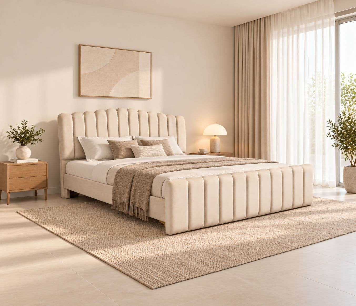 Crown Cot King Size Without Storage (WH)