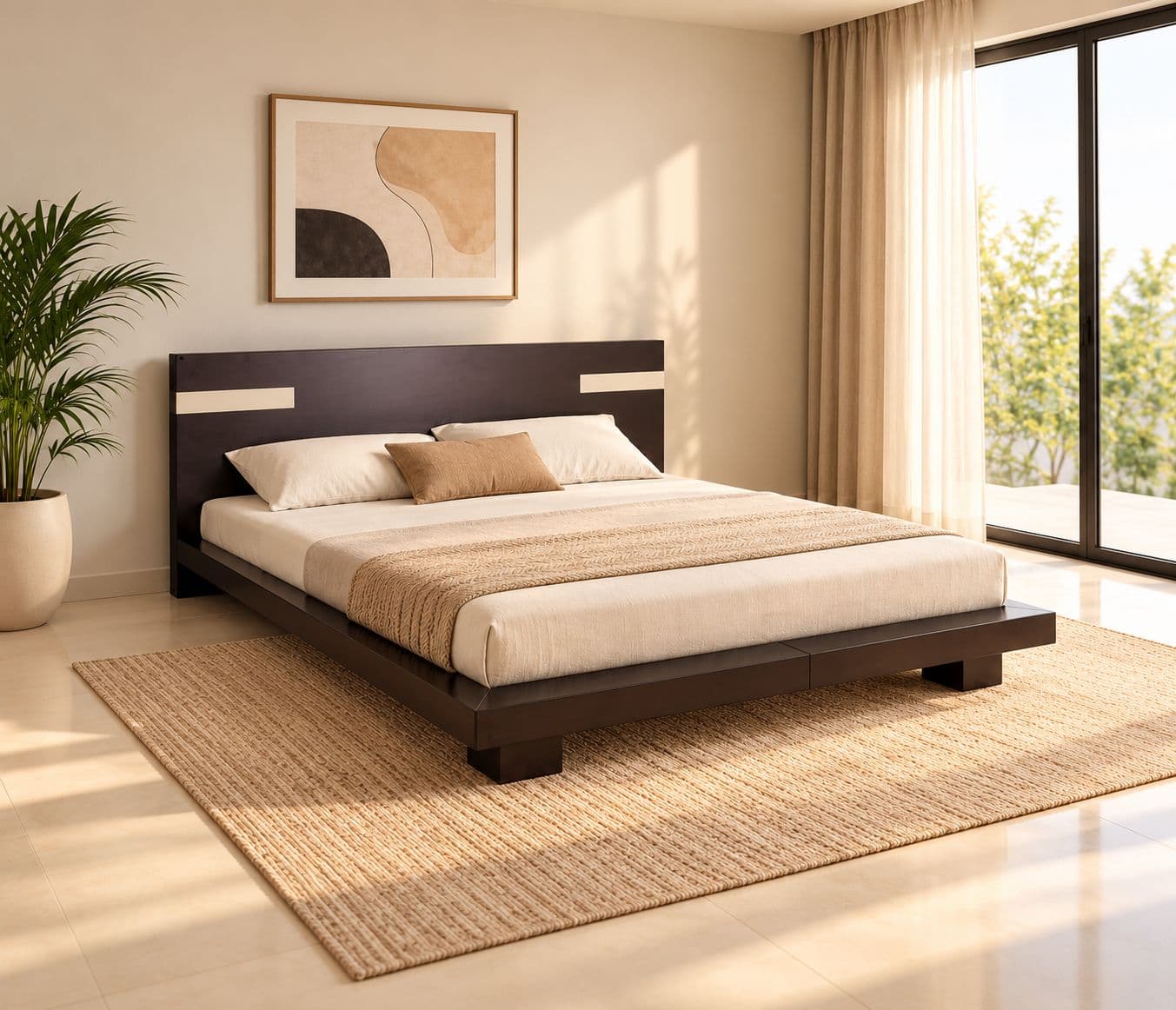 Image 1 for Neha Cot King Size Without Storage (WH)