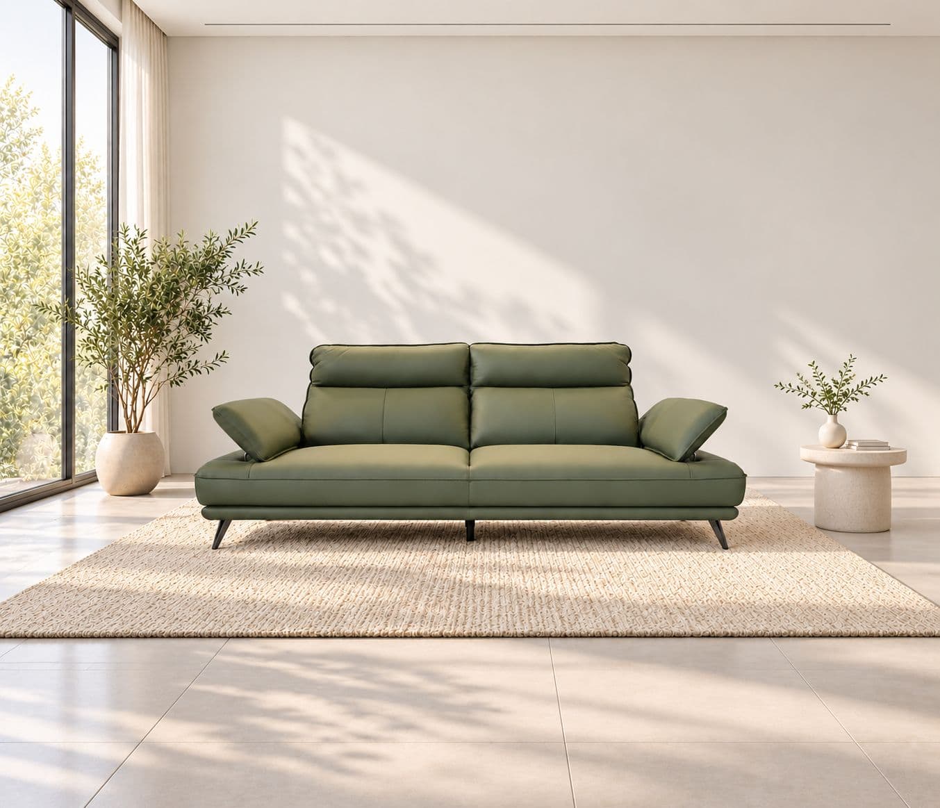 ZM958 3 Seater Sofa Body Touch Leather