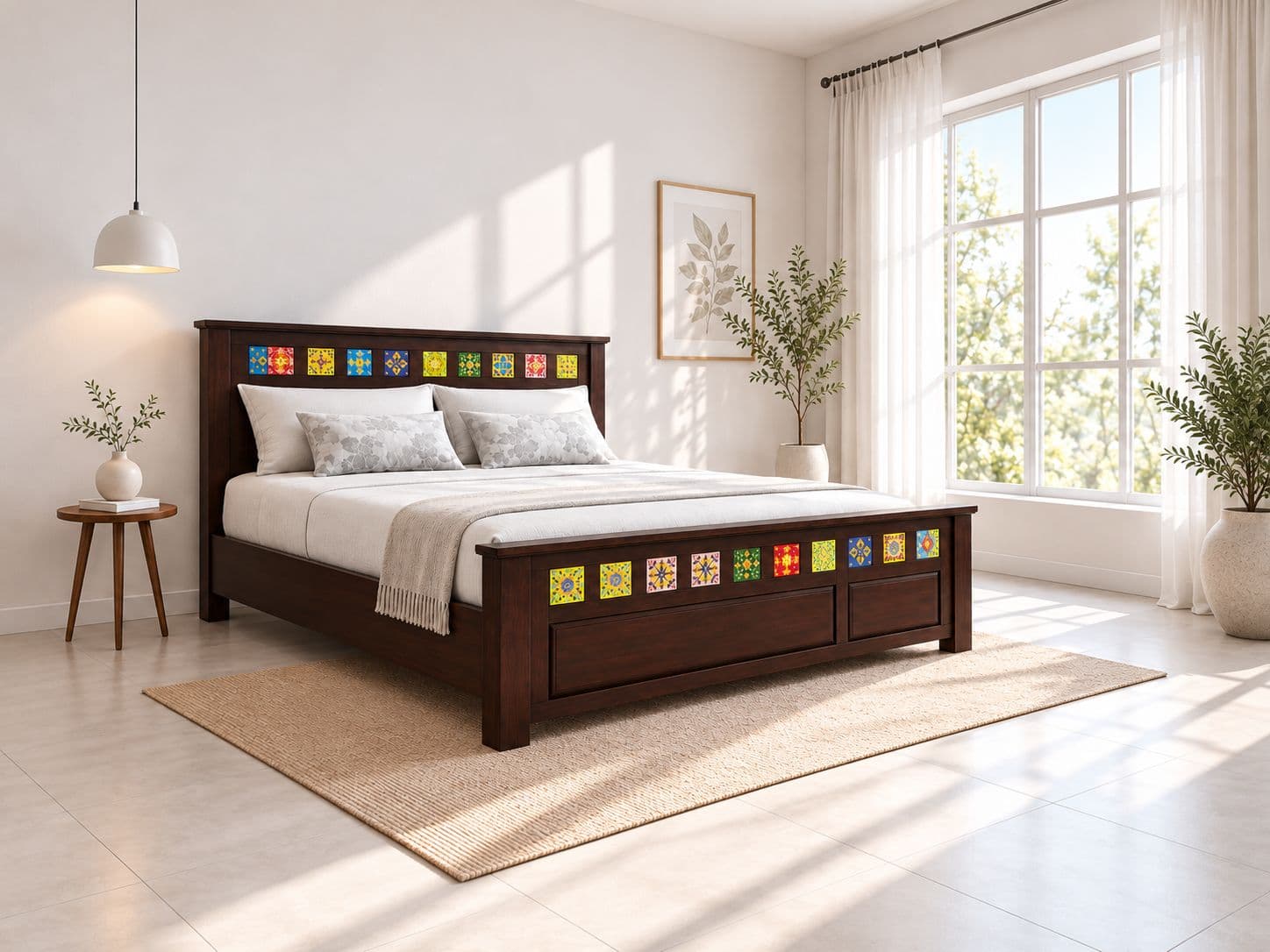 Image 1 for Tile -QB Cot Queen Size Without Storage (BSK)