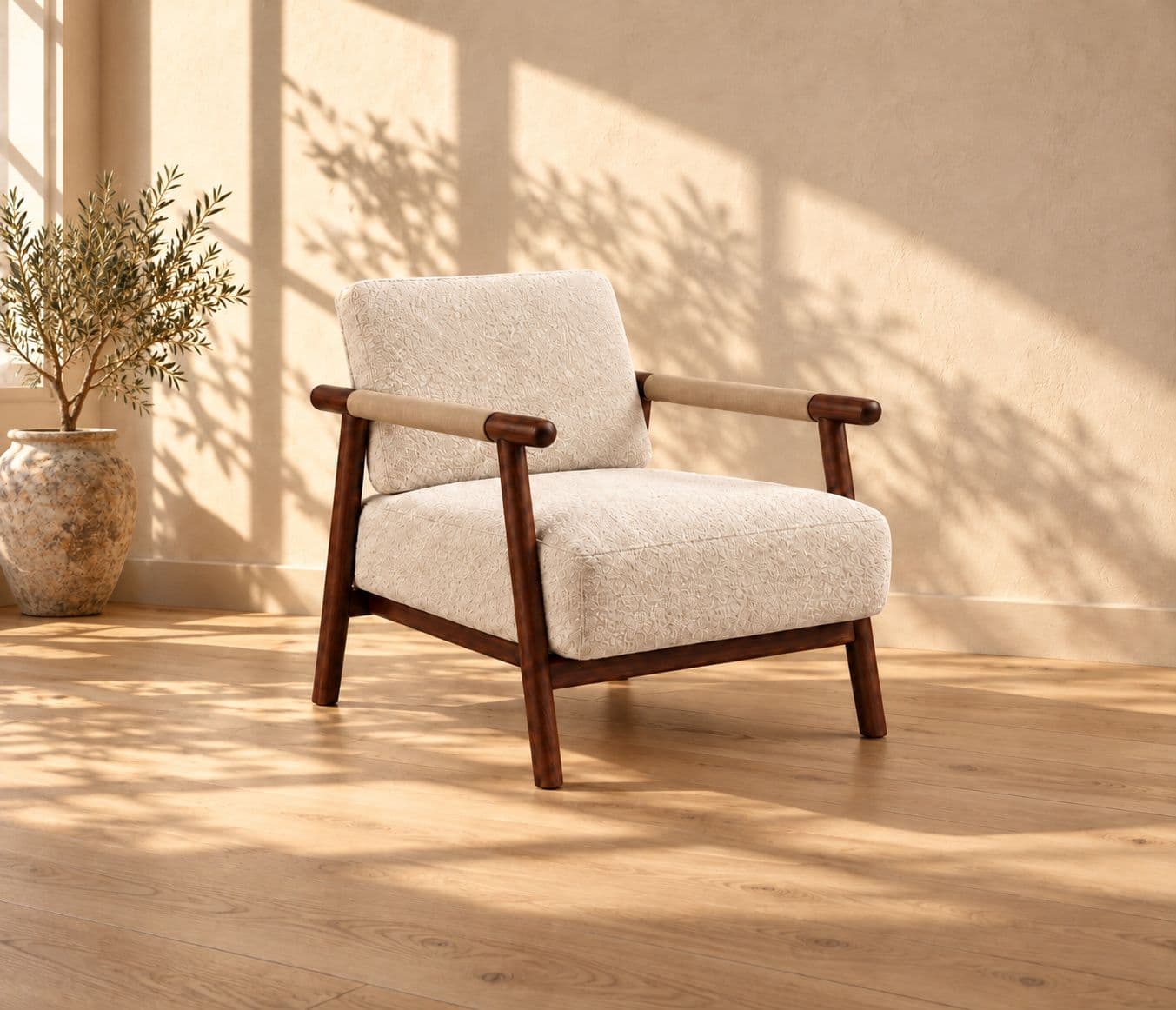 Meraiki Accent Chair Single Seater Cocoon 01 Accord 3204 Handle Seat Designed For Comfortable