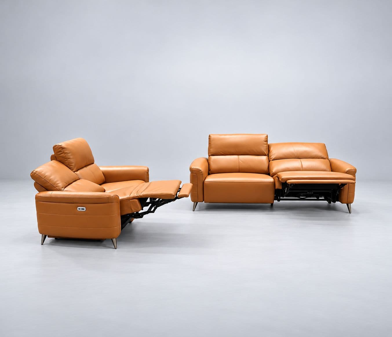 Image 5 for 3951 Sofa Set 3+2 Seater Electrical Recliner Body Touch Leather (CP)
