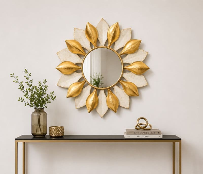 Image 1 for HYC 1490M Metal Wall Mirror