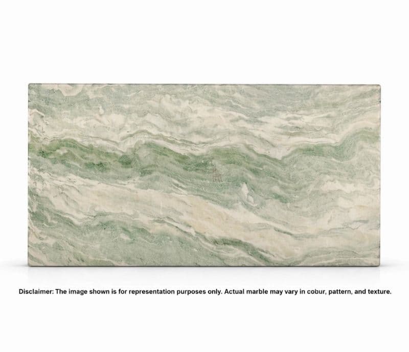 Image 1 for Green Onyx Marble Only With PU Coating And Bullnose Edge For Dining Table (MRM)