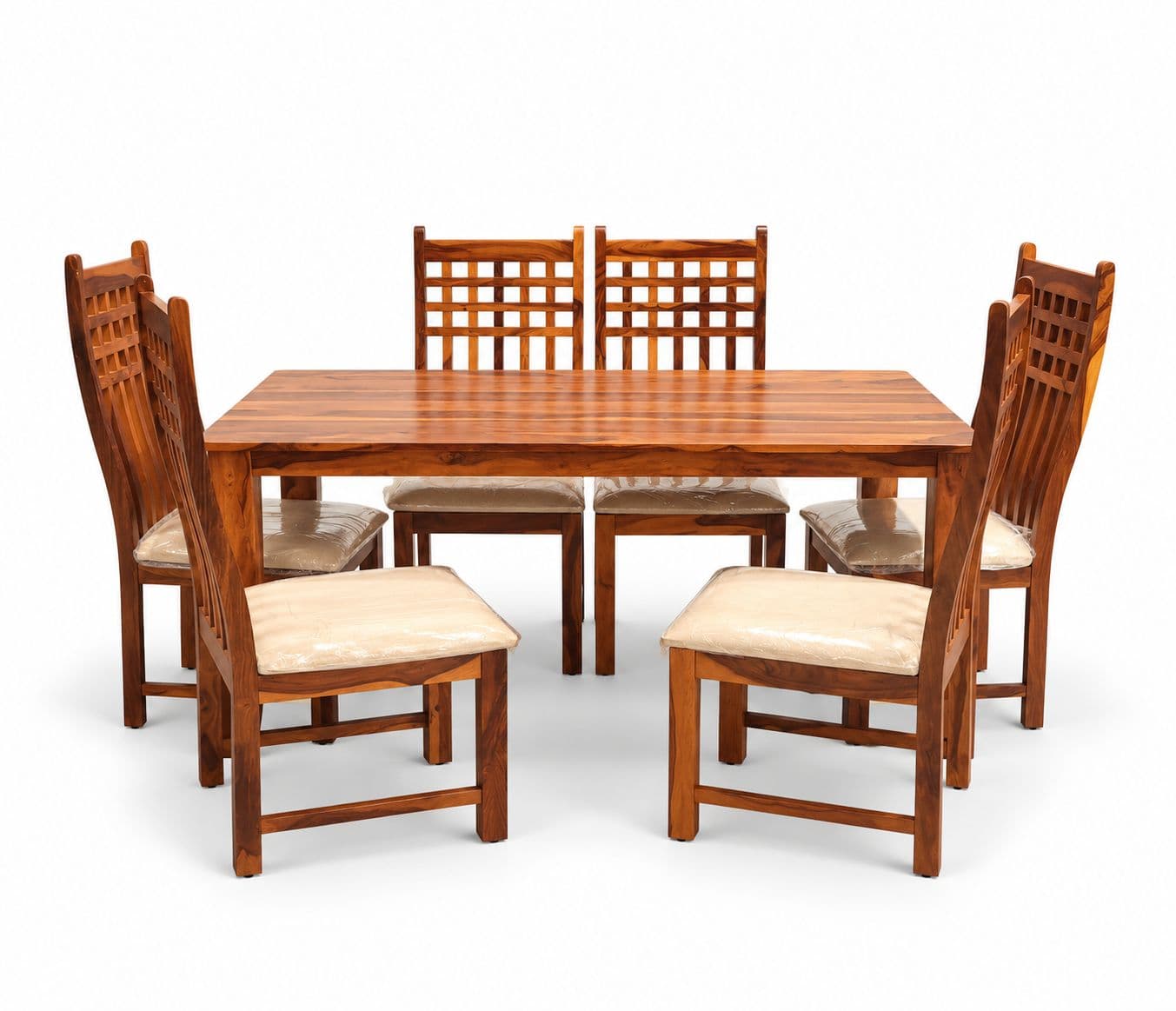 Image 16 for MH-Dining Set 1+6 Seater With Sheesham Wood Size 63"x36" (BSK)